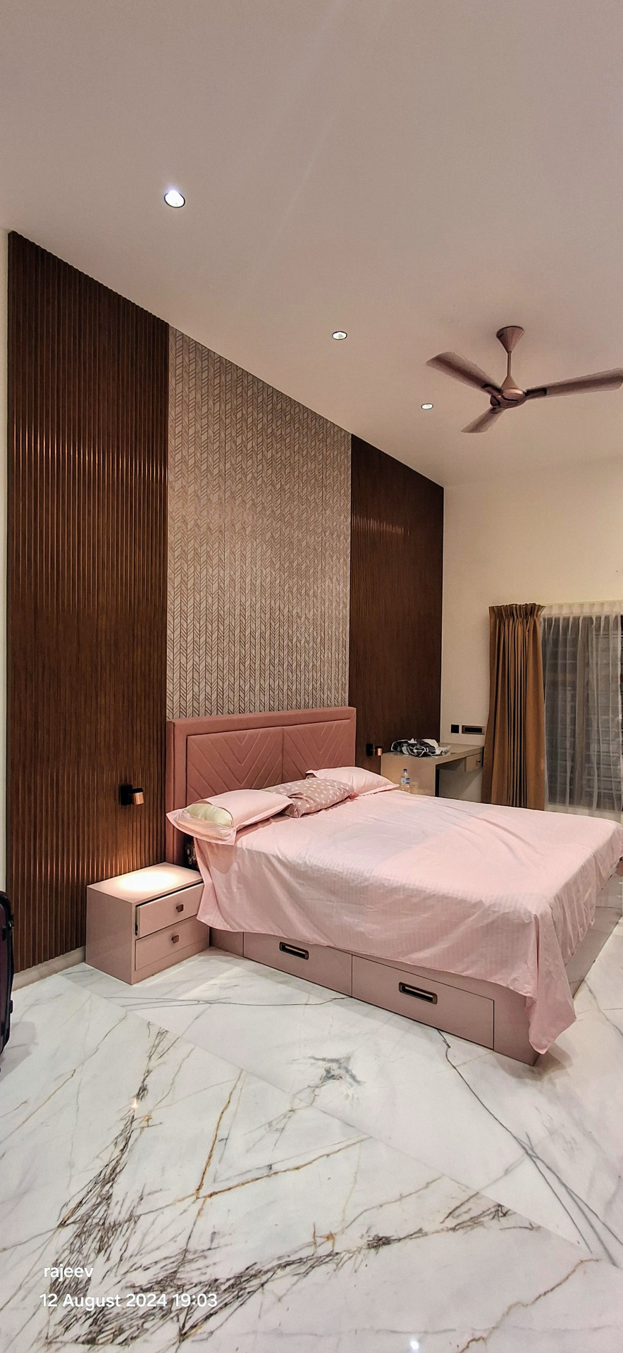 Blush Pink Luxury Bedroom