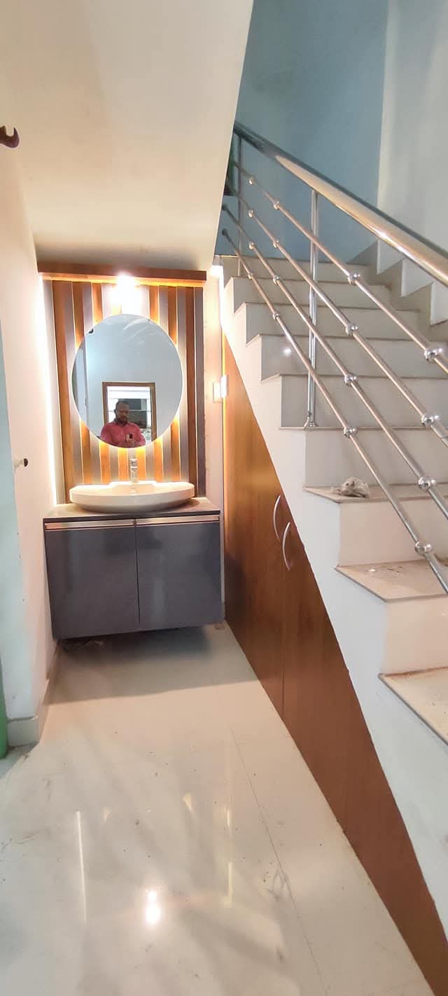 Under-Stair Wash Counter