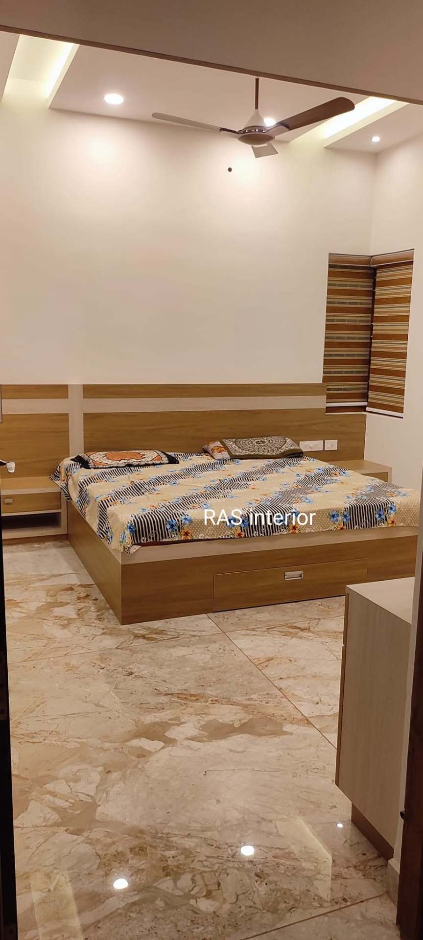Master Bedroom with False Ceiling