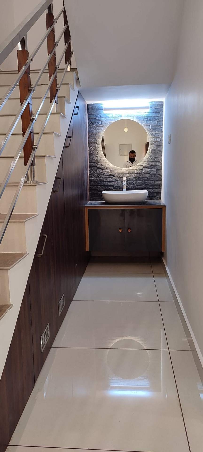 Compact Under-Stair Wash Niche
